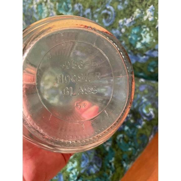 Vintage Hoosier Glass Vase Art Deco Pattern Clear Glass Decor - Picture 7 of 8